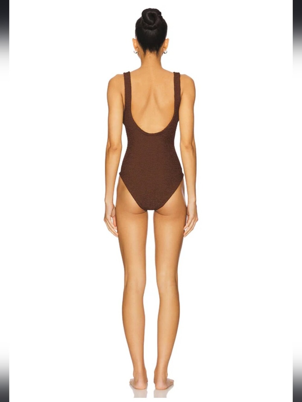 Celine One Piece in Metallic Chocolate